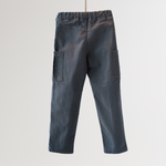 Noonko Spring, Pocket Pants, Gray, Cotton, Minimal Design Children’s Clothing, Neutral Colors, Cargo Pants, Minimalist