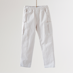 Noonko Spring, Pocket Pants, Ivory, Cotton, Minimal Design Children’s Clothing, Neutral Colors, Cargo Pants, Minimalist
