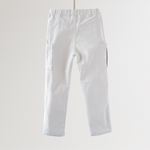 Noonko Spring, Pocket Pants, Ivory, Cotton, Minimal Design Children’s Clothing, Neutral Colors, Cargo Pants, Minimalist