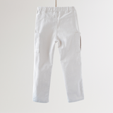 Noonko Spring, Pocket Pants, Ivory, Cotton, Minimal Design Children’s Clothing, Neutral Colors, Cargo Pants, Minimalist