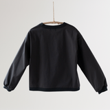 Noonko Spring, The V Shirt, Gray, Cotton, Minimal Design Children’s Clothing, Neutral Colors, Sweatshirt, Bomber, Minimalist